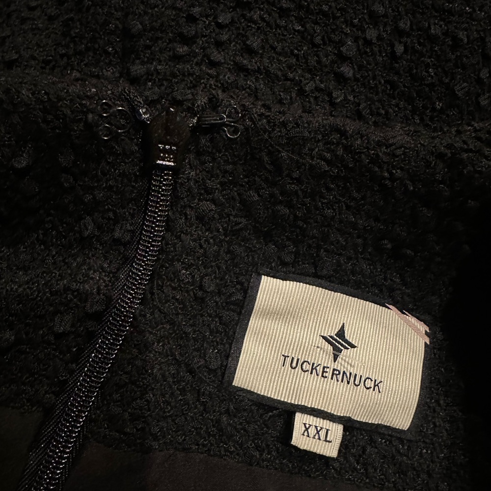 Tuckernuck Charcoal Women's Cape with Braided Collar - Picture 10 of 10